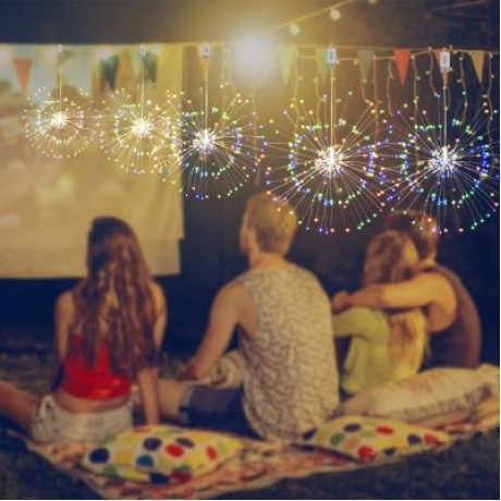 LH - BOM - YHD150M 150 LEDs Multicolored Starburst String Light for Decor (MULTI)