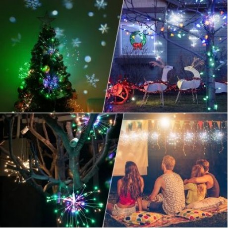 LH - BOM - YHD150M 150 LEDs Multicolored Starburst String Light for Decor (MULTI)