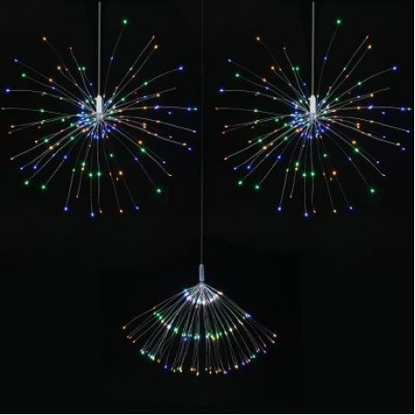 LH - BOM - YHD150M 150 LEDs Multicolored Starburst String Light for Decor (MULTI)