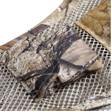 LEO 27913 - FC Outdoor Fishing Hunting Mesh Vest with Multiple Pockets (KHAKI)