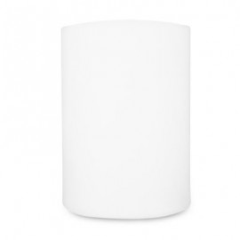 XL - DS078 Rechargeable LED Cylindrical Bedside Lamp with Remote Control  (WHITE)