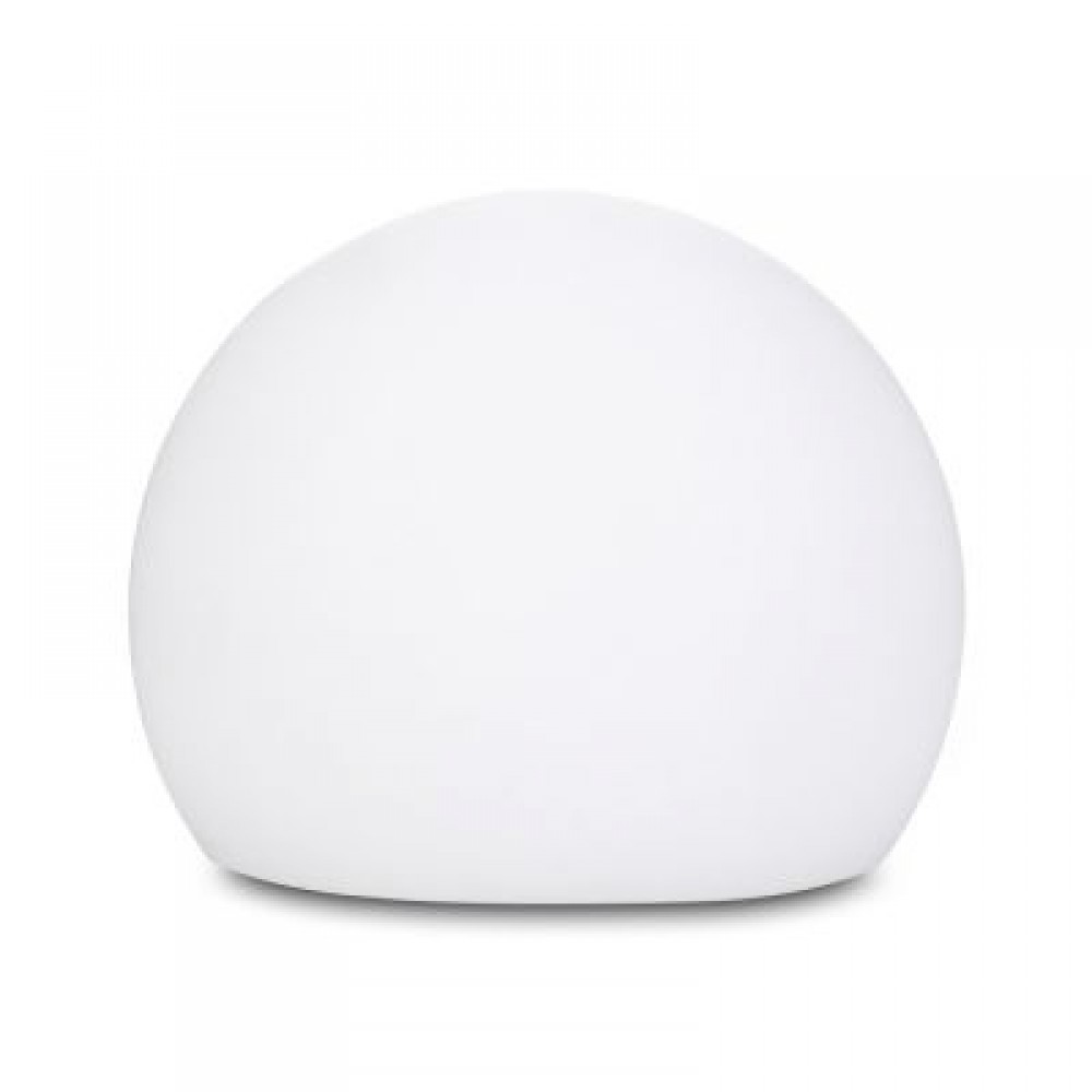 USB Rechargeable LED Ball Shape Night Light with Remote Control for Bedroom (WHITE)