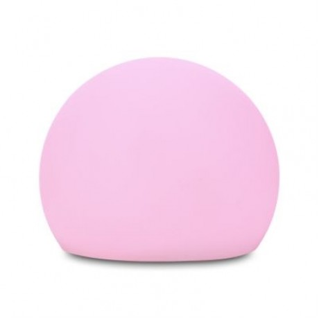 USB Rechargeable LED Ball Shape Night Light with Remote Control for Bedroom (WHITE)