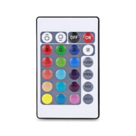 USB Rechargeable LED Ball Shape Night Light with Remote Control for Bedroom (WHITE)