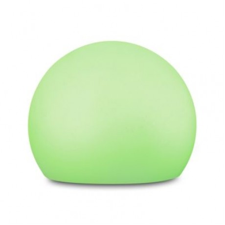 USB Rechargeable LED Ball Shape Night Light with Remote Control for Bedroom (WHITE)