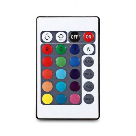 USB Rechargeable LED Square Column Night Light with Remote Control 16 Colors (WHITE)