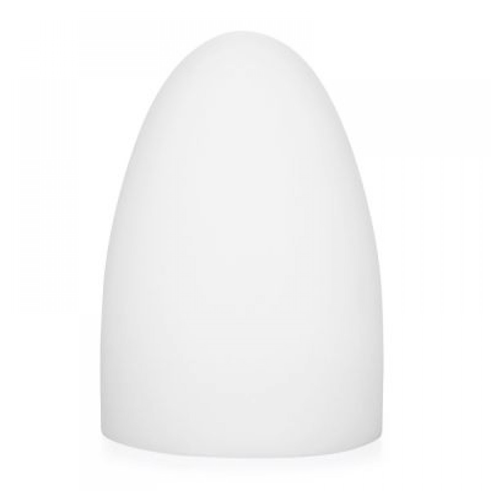 USB Rechargeable LED Egg Shape Night Light with Remote Control for Bedroom (WHITE)