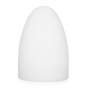 USB Rechargeable LED Egg Shape Night Light with Remote Control for Bedroom (WHITE)