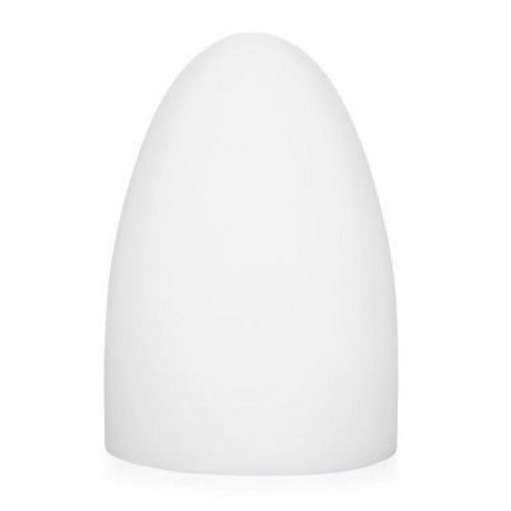 USB Rechargeable LED Egg Shape Night Light with Remote Control for Bedroom (WHITE)