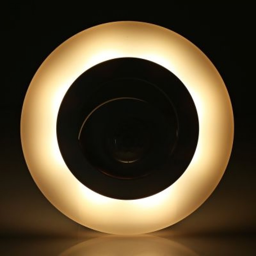 Intelligent Sensor Human Body Light Induction Wall Lamp Simple Round LED 80LM (BEE YELLOW) Intelligent Sensor Human Body Light Induction Wall Lamp Simple Round LED 80LM (BEE YELLOW)