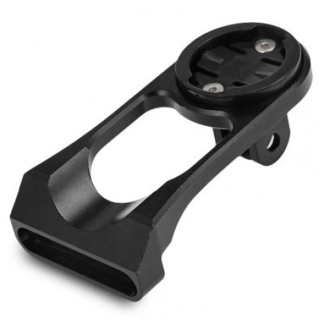 Deemount Bicycle Aluminum Computer Holder Bike Stopwatch Mount (BLACK)