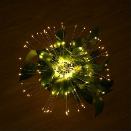 2PCS LH - BOM - YHD150WW 150-LED Dimmable Starburst String Lamps for Decor (WARM WHITE)