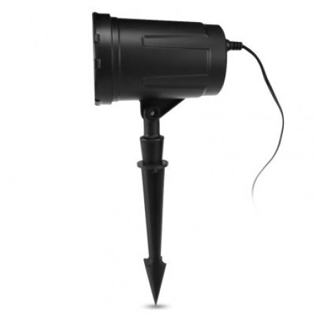 Waterproof Red Green Moving Twinkle Laser Light Remote Control for Garden Lawn (BLACK)