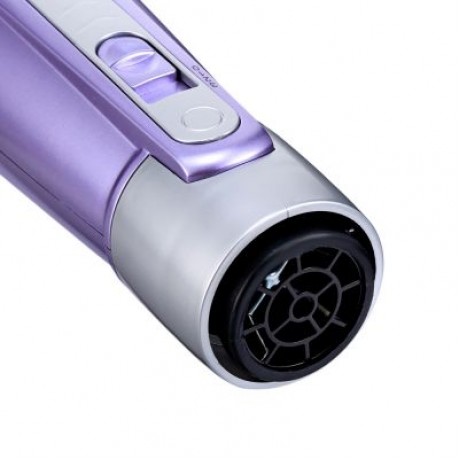 SHINON SH - 9822 - 6 HAIR STYLING TOOL SET 5-IN-1 ELECTRIC DRYER CURLER BRUSH COMB (MAUVE)