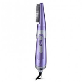 SHINON SH - 9822 - 6 HAIR STYLING TOOL SET 5-IN-1 ELECTRIC DRYER CURLER BRUSH COMB (MAUVE)