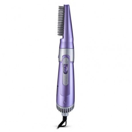 SHINON SH - 9822 - 6 HAIR STYLING TOOL SET 5-IN-1 ELECTRIC DRYER CURLER BRUSH COMB (MAUVE)
