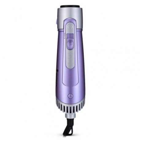 SHINON SH - 9822 - 6 HAIR STYLING TOOL SET 5-IN-1 ELECTRIC DRYER CURLER BRUSH COMB (MAUVE)