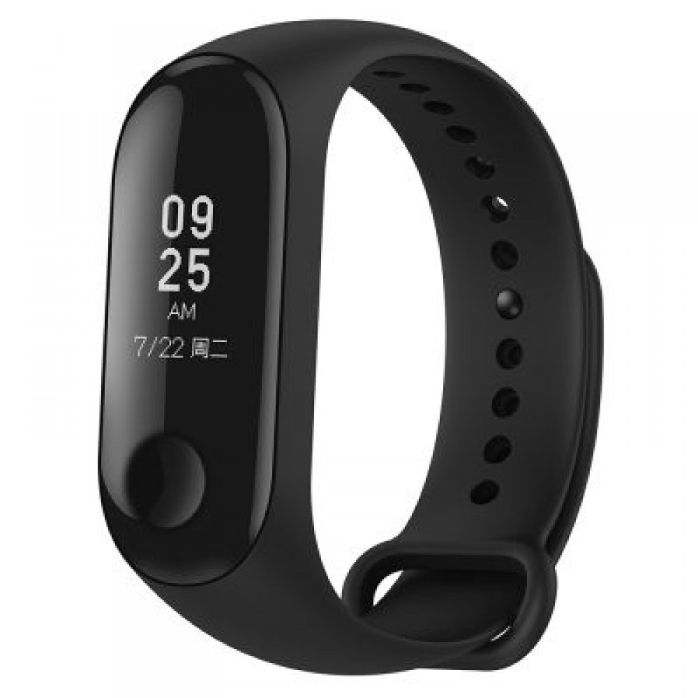 Xiaomi Classic Replacement Wrist Band Strap for Xiaomi Mi Band 3 (BLACK)