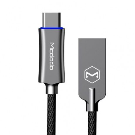 Mcdodo CA - 288 Type-C QC3.0 Quick Charging Cable Auto Disconnect 1.5M 2.4A (BLACK)