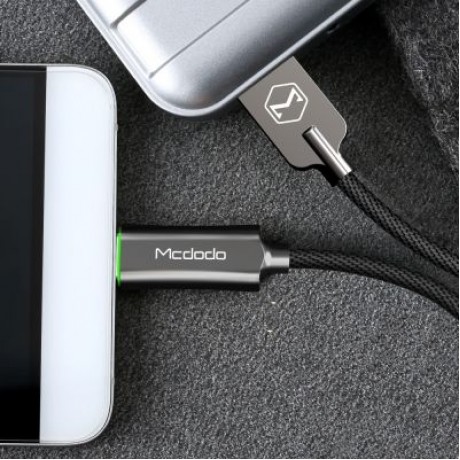 Mcdodo CA - 288 Type-C QC3.0 Quick Charging Cable Auto Disconnect 1.5M 2.4A (BLACK)