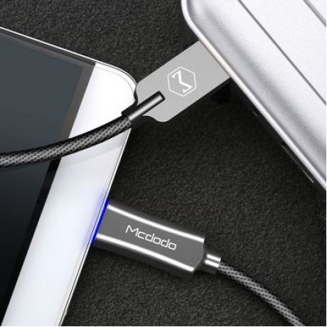 Mcdodo CA - 288 Type-C QC3.0 Quick Charging Cable Auto Disconnect 1.5M 2.4A (BLACK)