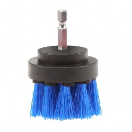 3PCS Electric Drill Cleaning Nylon Brush (BLUE)