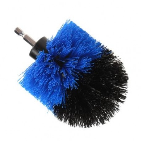 3PCS Electric Drill Cleaning Nylon Brush (BLUE)