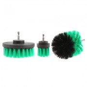 3PCS Electric Drill Cleaning Nylon Brush (GREEN)