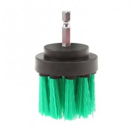 3PCS Electric Drill Cleaning Nylon Brush (GREEN)