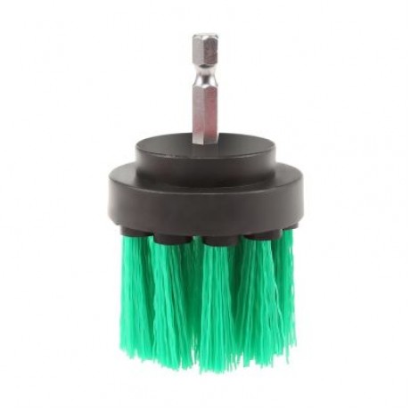 3PCS Electric Drill Cleaning Nylon Brush (GREEN)