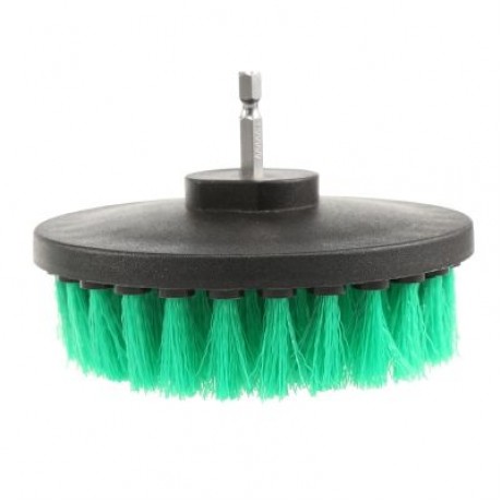 4PCS Electric Drill Cleaning Nylon Brush (GREEN)