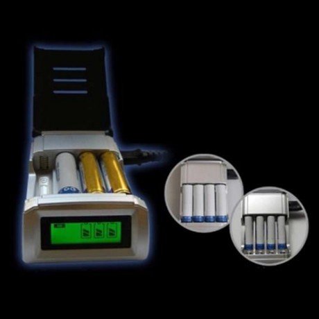 PALO NC05 LCD SMART CHARGER FOR AA / AAA NICD NIMH RECHARGEABLE BATTERY (BLACK)