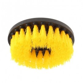 4PCS Electric Drill Cleaning Nylon Brush (YELLOW)