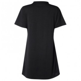 Hanging Neck V-neck T-shirt Eagle and Floral Printing Cotton Dress (BLACK)
