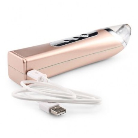 Electric Blackhead Remover Pore Cleaner Facial Beauty Instrument (GOLD)