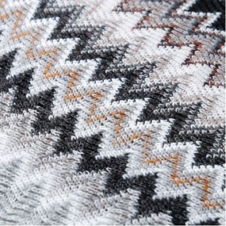Boat Neck Chevron Stripe Fringed Knit Poncho Women Pullover Sweater (GRAY CLOUD)