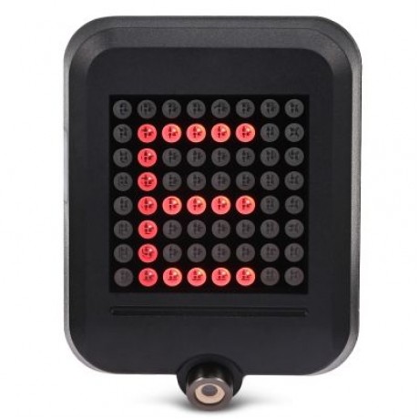 64 LEDs 80lm Bicycle Tail Signal Light Warning Taillight for MTB Road Bike (BLACK)