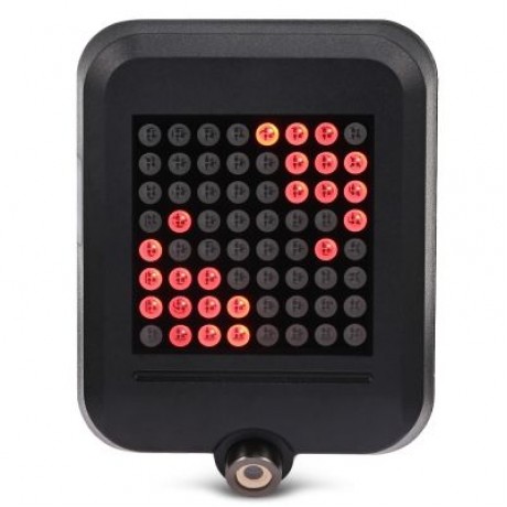 64 LEDs 80lm Bicycle Tail Signal Light Warning Taillight for MTB Road Bike (BLACK)
