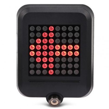 64 LEDs 80lm Bicycle Tail Signal Light Warning Taillight for MTB Road Bike (BLACK)