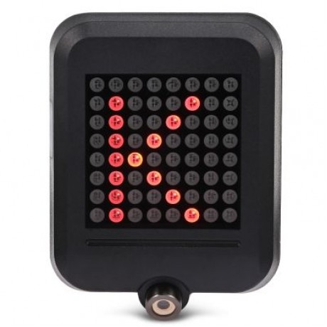 64 LEDs 80lm Bicycle Tail Signal Light Warning Taillight for MTB Road Bike (BLACK)