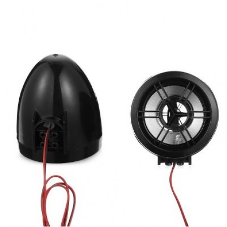YTN15 Motorcycle Anti-theft System Bluetooth FM Speakers (BLACK)