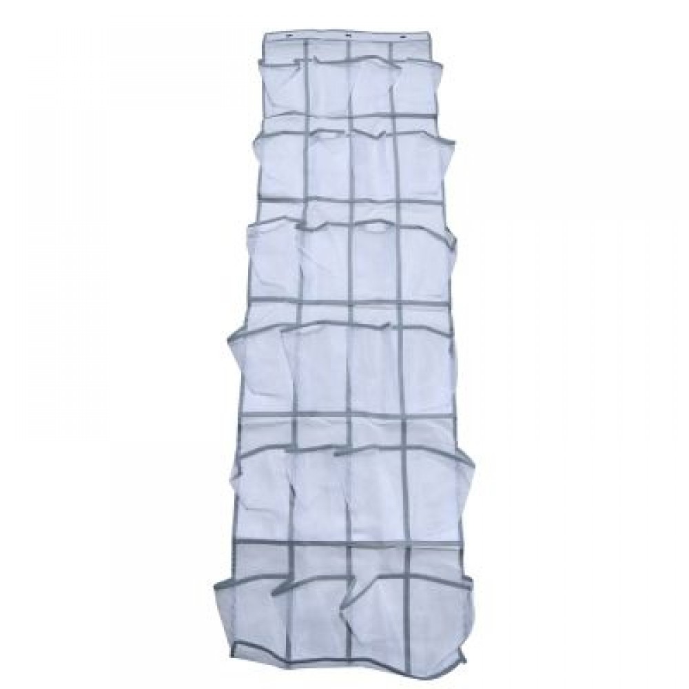 24 Grid Non-woven Bag Door Storage (WHITE)