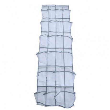 24 Grid Non-woven Bag Door Storage (WHITE)