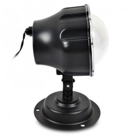 LED Snowfall Light Remote Control Christmas Snow Falling Projector Lights (BLACK)