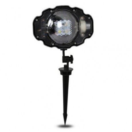 LED Snowfall Light Remote Control Christmas Snow Falling Projector Lights (BLACK)