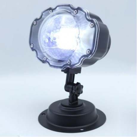 LED Snowfall Light Remote Control Christmas Snow Falling Projector Lights (BLACK)