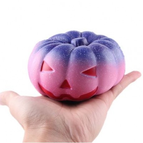 CREATIVE STARRY PUMPKIN SLOW REBOUND DECOMPRESSION HAND SQUISHY TOY (MULTI)