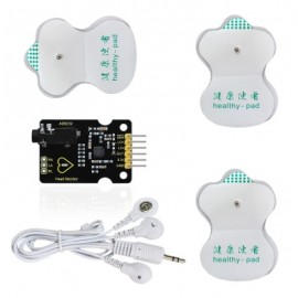Keyestudio KS0261 AD8232 ECG Heart Monitoring Measurement Sensor Module  (BLACK)