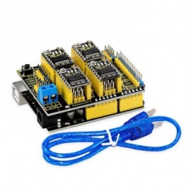 Keyestudio KS0286 CNC Shield V3.0 Module UNO R3 Board Driver for Arduino (BLACK)