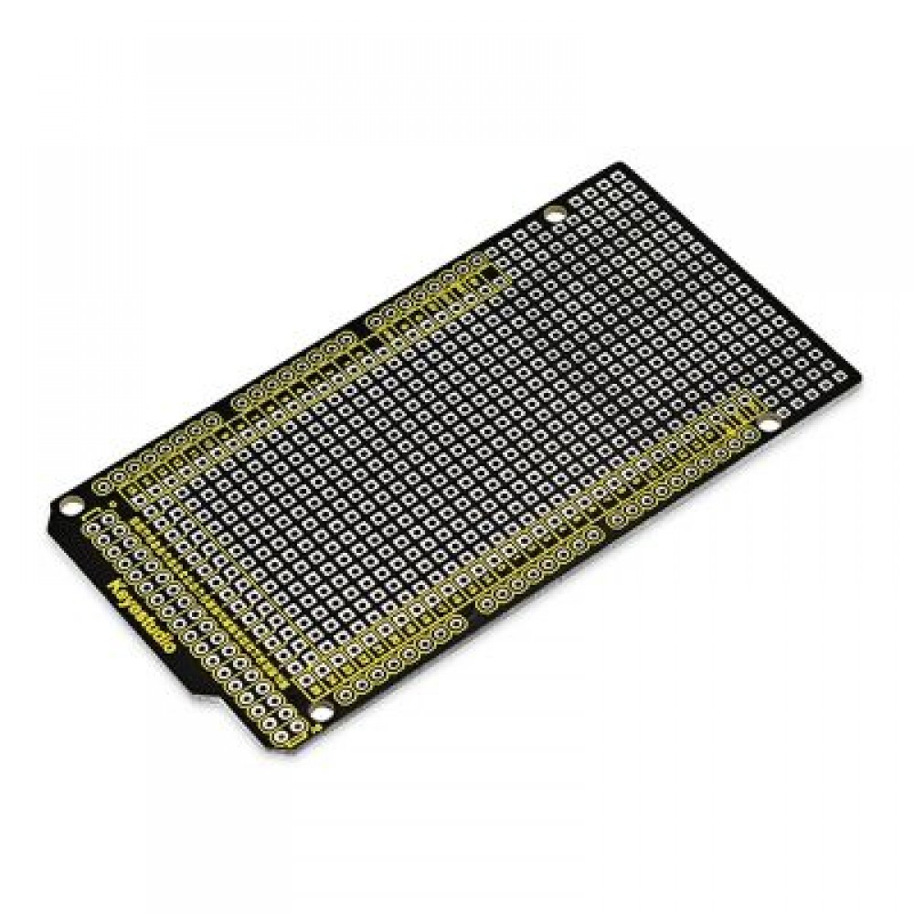 10PCS Keyestudio KS0323 Double Sided PCB Prototype Boards for MEGA 2560 R3 (BLACK)